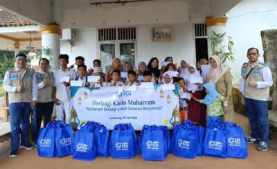 PLN serta YBM UPT Tanjung Karang Berbagi ke Panti Asuhan dan Ponpes Bandar Lampung