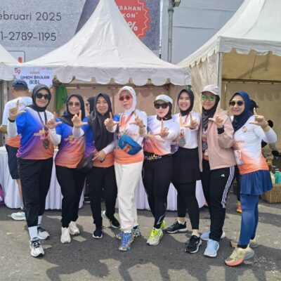 Ikatan Keluarga Bank Lampung (IKBL) Hadir Meriahkan Bank Lampung Run 2025