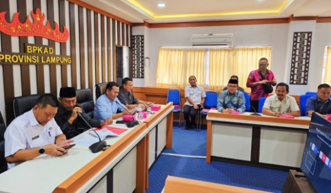 DPRD Lamsel Lakukan Kunjungan ke BPKAD Provinsi, Bahas Pengelolaan Keuangan Daerah