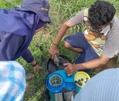 Mahasiswa KKN Unila Sosialisasikan Pemanfaatan Limbah Kelapa Sawit sebagai Pestisida Alami di Desa Sumbersari