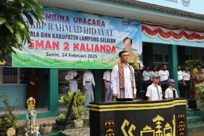 BNNK Lampung Selatan Kolaborasi bersama Sekolah Gelorakan Anti Narkoba