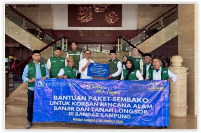 Bank Indonesia Lampung Salurkan Bantuan untuk Korban Banjir