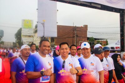 Dandim 0410/KBL Ikuti Runaway Peringati HUT Ke - 59 Bank Lampung