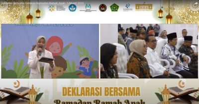 Pemprov Lampung Ikuti Deklarasi Gerakan Ramadan Ramah Anak Secara Daring