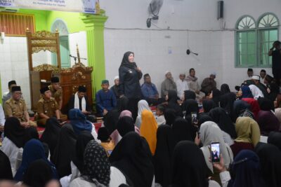 Walikota Bandar Lampung, Eva Dwiana, Memulai Safari Ramadhan 1446 H di Masjid At Tajriyah