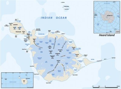 Ilustrasi Heard Islands. Foto: Shutterstock