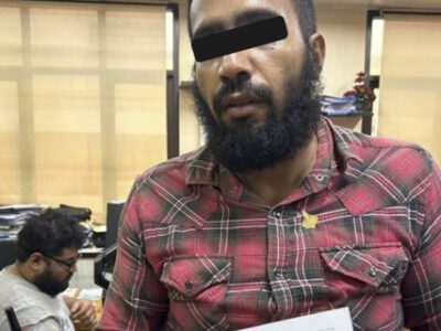 Pengacara bernama Samir (31) ditangkap polisi karena kedapatan membawa narkoba hingga senjata api. Foto: Dok. Polres Metro Jakarta Pusat