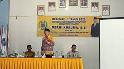 Anggota DPRD Lamsel, Derri Gelar Reses dan Berikan Pelatihan Wirausaha kepada Warga Desa
