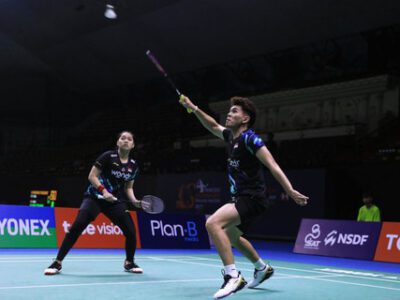 Ganda campuran Indonesia, Adnan Maulana/Indah Cahya. Foto: PBSI