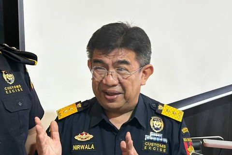 Direktur Komunikasi dan Bimbingan Pengguna Jasa Direktorat Bea dan Cukai Kemenkeu, Nirwala Dwi Heryanto, di Kantor Kemenkeu, Selasa (20/6/2023). Foto: kumparan