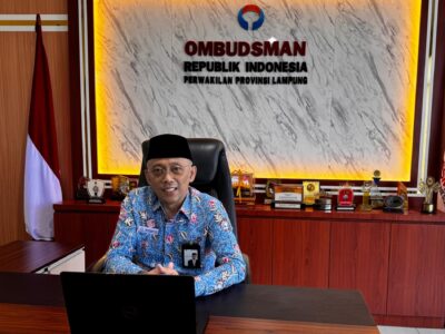 Kepala Ombudsman Republik Indonesia Perwakilan Lampung, Nur Rakhman Yusuf.