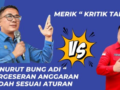 Ketua DPC Partai Demokrat Lampung Selatan, Muhammad Junaidi dan Wakil Ketua I DPRD Lamsel, Merik Havit.