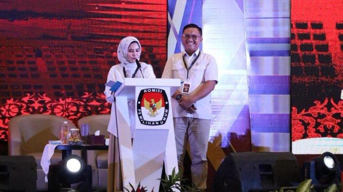 Paslon nomor urut 02, Nanda Indira Bastian dan Antonius Muhammad Ali.