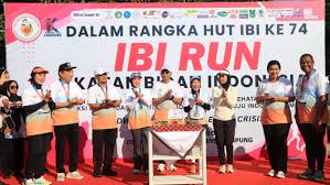 Perkuat Komitmen Kesehatan, Pemprov Lampung Rayakan Hari Bidan Internasional Melalui Kegiatan Fun Run