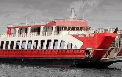 KMP Tunu Pratama Jaya yang karam di Selat Bali, Juli 2025 Foto: Instagram/@djplkemenhub151