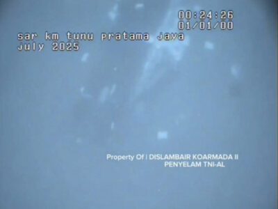 Bangkai KMP Tunu Terdeteksi di Kedalaman 49 Meter. Foto: Dok. Istimewa