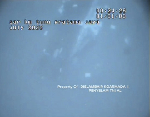 Bangkai KMP Tunu Terdeteksi di Kedalaman 49 Meter. Foto: Dok. Istimewa