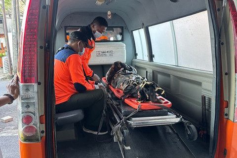 Seorang pria tewas terkena taji di arena sabung ayam, Denpasar pada Minggu (27/7) Foto: Dok. Istimewa