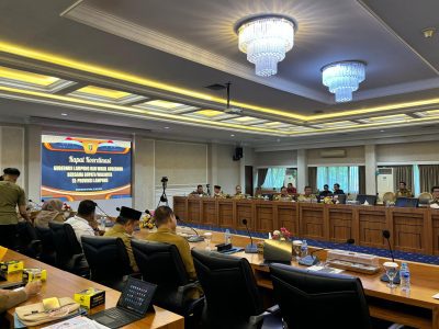 Wakil Bupati Lampung Barat, Mad Hasnurin Hadiri Dua Agenda Strategis di Kantor Gubernur Lampung