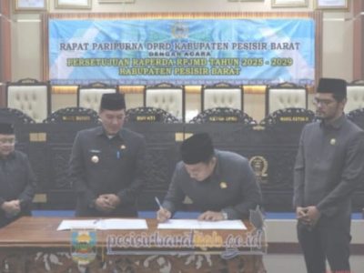 Bupati dan Wakil Hadiri Rapat Paripurna Persetujuan Ranperda RPJMD Tahun 2025-2029