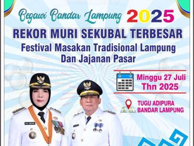 Begawi Bandar Lampung 2025 Siap Pecahkan Rekor MURI Sekubal Terbesar