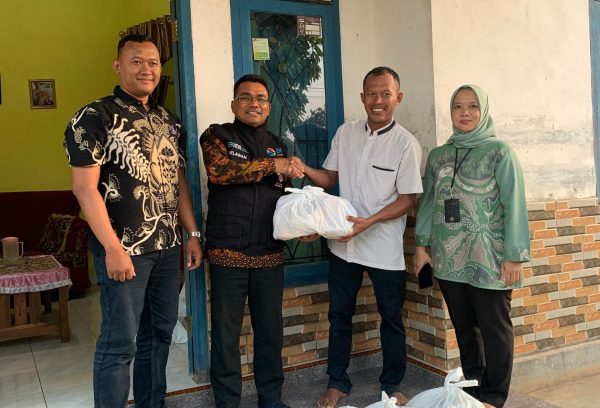 BRI Cabang Metro Salurkan Bantuan untuk Korban Puting Beliung di Metro Utara