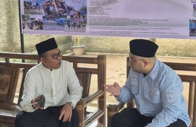 Anggota DPRD Lampung Selatan dari Fraksi Partai Gerindra, Dwi Riyanto, sedang menjelaskan tprogram Pitu Vista.