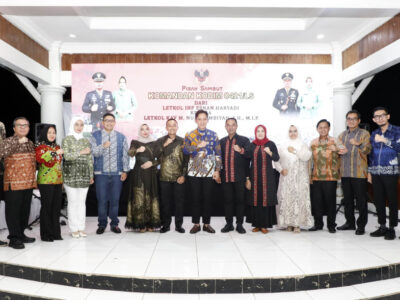 Serah terima jabatan Komandan Kodim 0421/Lampung Selatan resmi digelar di Aula Sebuku, Rumah Dinas Bupati Lampung Selatan, Selasa malam (1/7/2025).
