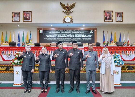 Lampung Mantapkan Arah Pembangunan Jangka Menengah, Gubernur Apresiasi Peran DPRD