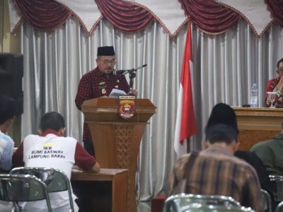 Pemkab Lampung Barat Gelar Forum Silaturahmi dan Pembinaan Ormas/LSM Tahun Anggaran 2025