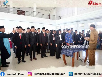 47 Pejabat Dilantik, Ini Daftar Lengkap Mutasi di Pemkab Kaur