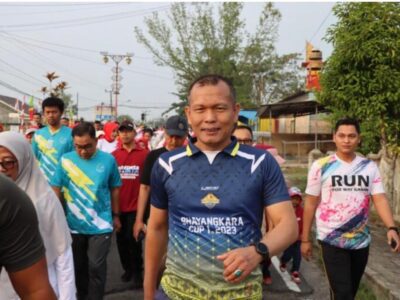 Dandim 0427/Way Kanan Meriahkan HUT RI ke-80 Lewat Jalan Santai, Lomba, dan Doorprize