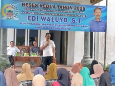 Edi Waluyo Serap Aspirasi Warga Titiwangi di Masa Reses DPRD Lampung Selatan
