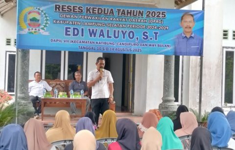 Edi Waluyo Serap Aspirasi Warga Titiwangi di Masa Reses DPRD Lampung Selatan