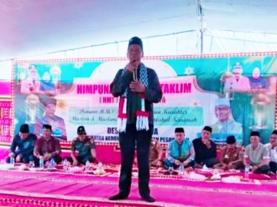 Safari Dakwah Artis Kiwil di Desa Teba Jawa, Ajak Donasi untuk Korban Perang Palestina