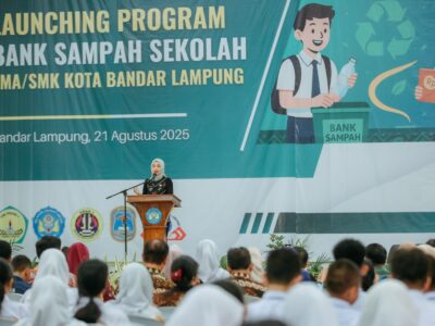 Pemprov Lampung Luncurkan Program Bank Sampah Sekolah SMA/SMK Kota Bandar Lampung