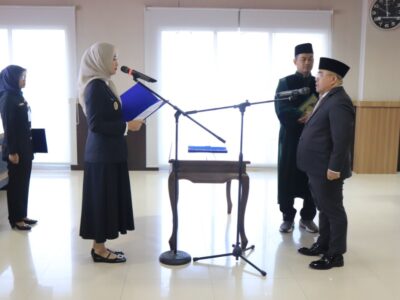 Wagub Jihan Lantik dr. Imam Ghozali sebagai Direktur RSUD Dr. H. Abdul Moeloek
