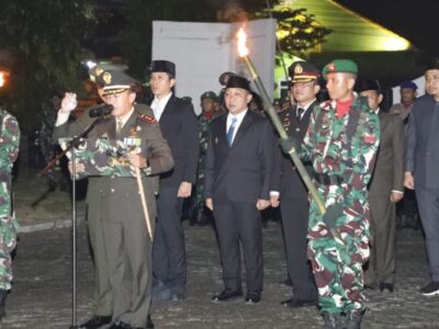Jelang Peringatan HUT RI ke 80, Wakil Ketua DPRD Lamsel Hadiri Renungan Suci di TMP Kusuma Bangsa Kalianda