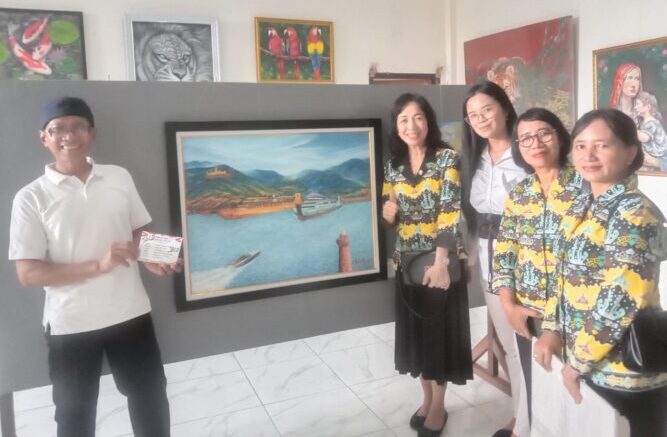 Dua Hari Pertama, Pameran & Bazar Lukisan “Freedom Of Art” Diserbu Pengunjung