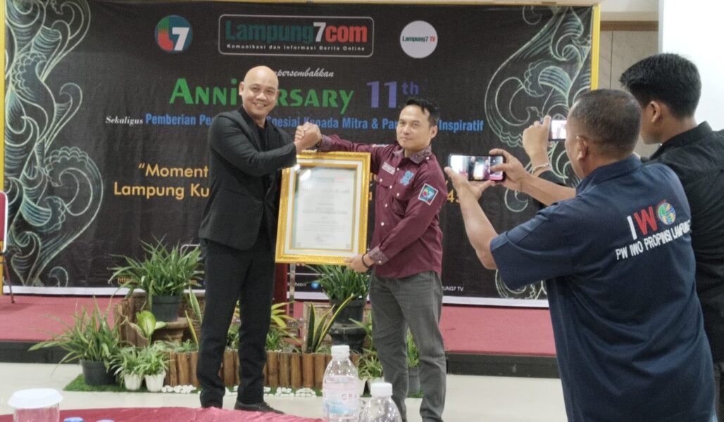 Lampung7.com Rayakan HUT ke-11, Teguhkan Komitmen Sinergitas untuk Lampung Kuat dan Indonesia Emas 2045