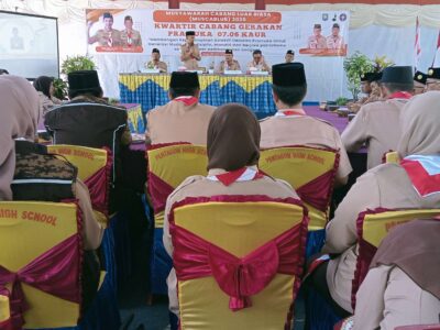 Kwarcab Pramuka Kaur Gelar Malam Ulang Janji Peringati Hari Pramuka 2025
