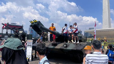 Jelang HUT ke-80, TNI Gelar Pameran Alutsista di Monas