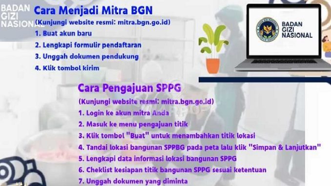 Cara Mendaftar Jadi Mitra MBG Bisa Dilakukan Secara Daring