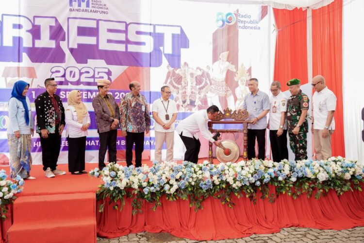 Gubernur Lampung Apresiasi RRI Fest 2025, Angkat Tema Hijau, Sehat, dan Berbudaya