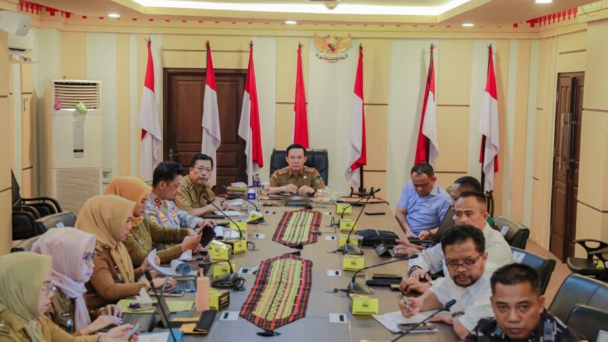 Sekdaprov Lampung Ikuti Rakor Nasional Bahas Inflasi dan Kondisi Terkini Pasca Aksi Unjuk Rasa