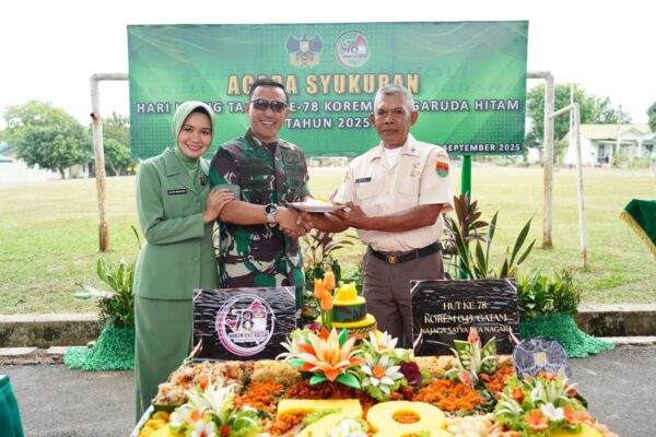 Danrem 043/Gatam Pimpin Syukuran HUT ke-78 dengan Penuh Kebersamaan
