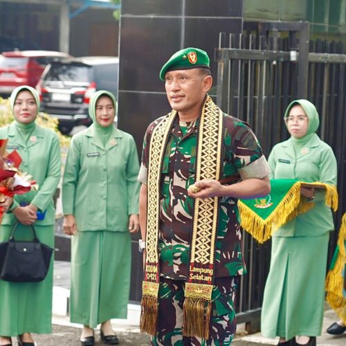 Danrem 043/Gatam Kunjungi Kodim 0421/LS, Tekankan Soliditas dan Pengabdian Prajurit