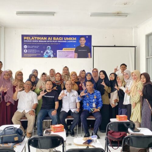 UPTD PLUT Lampung Gelar Pelatihan Pemanfaatan AI untuk UMKM Binaan