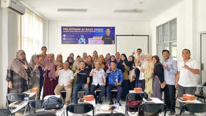 UPTD PLUT Lampung Gelar Pelatihan Pemanfaatan AI untuk UMKM Binaan