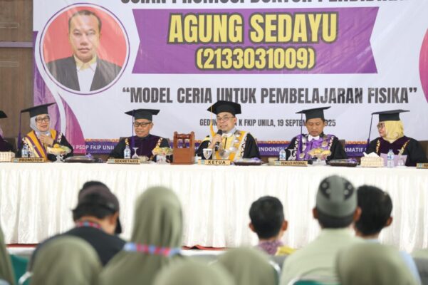 Agung Sedayu Raih Gelar Doktor di Unila dengan Disertasi Model CERIA untuk Pembelajaran Fisika